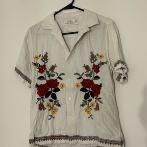 Abercrombie And Fitch men’s linen button up